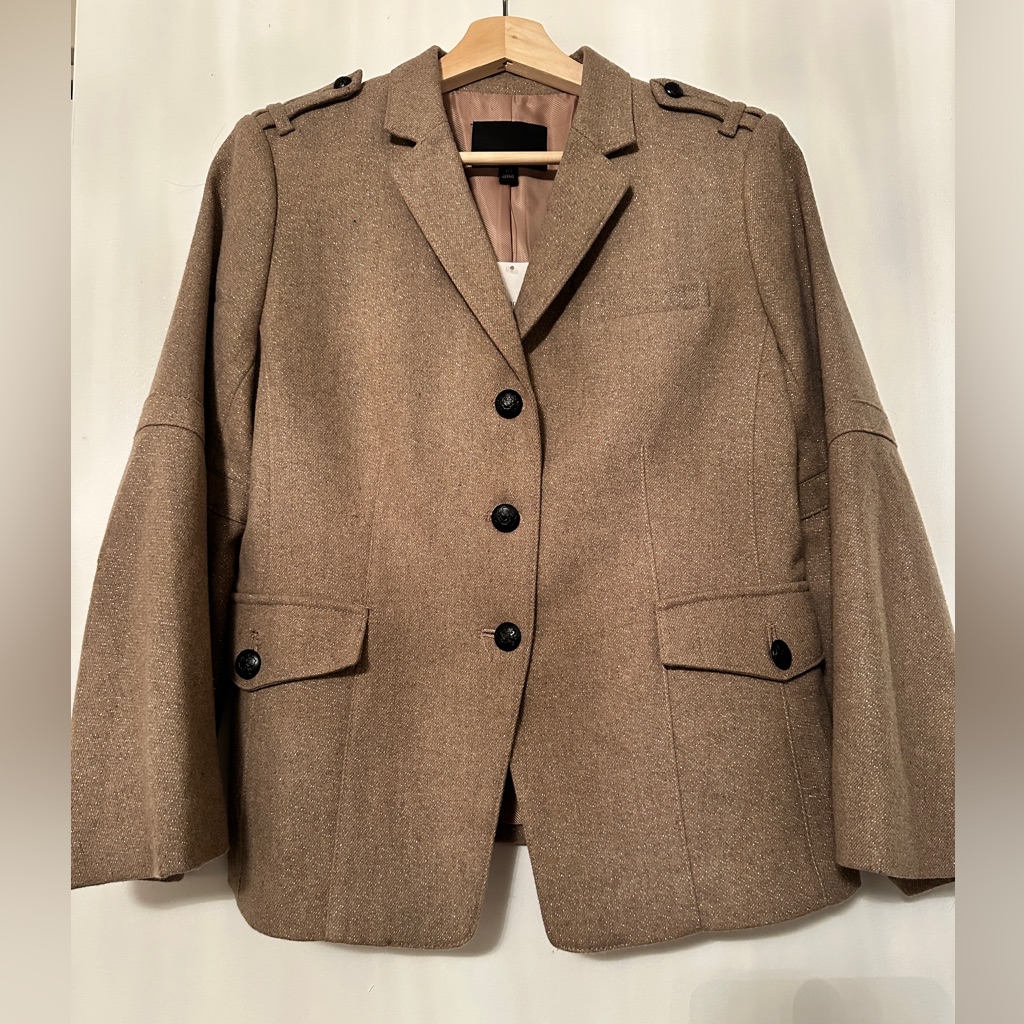 Banana Republic Tan Wool-Blend Blazer